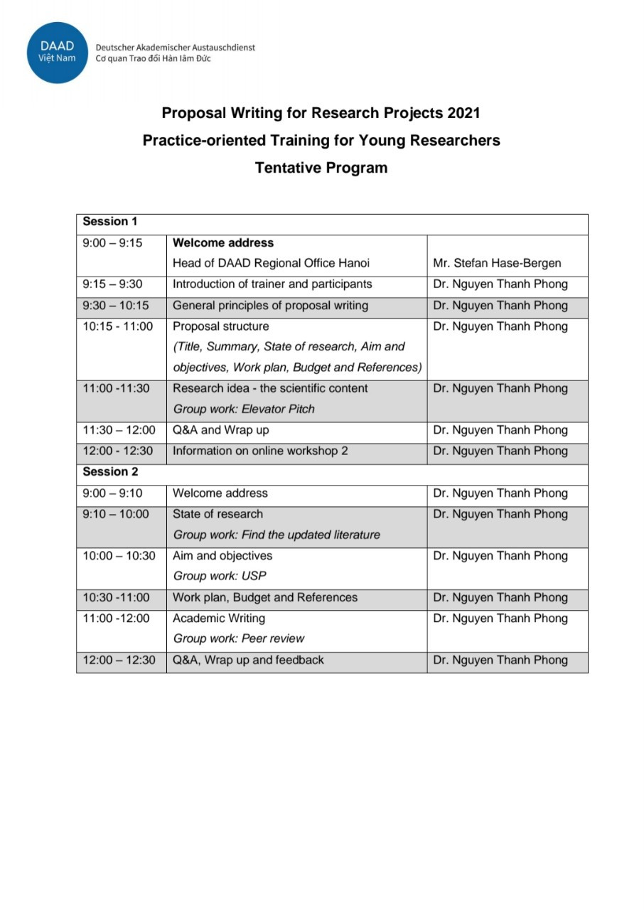 Hội thảo trực tuyến chủ đề &ldquo;C&aacute;ch viết đề xuất nghi&ecirc;n cứu khoa học&ldquo;