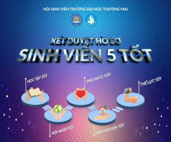 XÉT DUYỆT DANH HIỆU “SINH VIÊN 5 TỐT” NĂM HỌC 2022